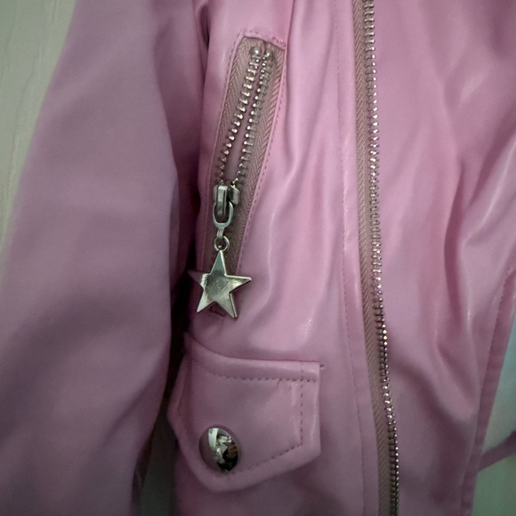 Lola + The Boys Pink Jacket with Rainbow and Pearls - Picture 9 of 10